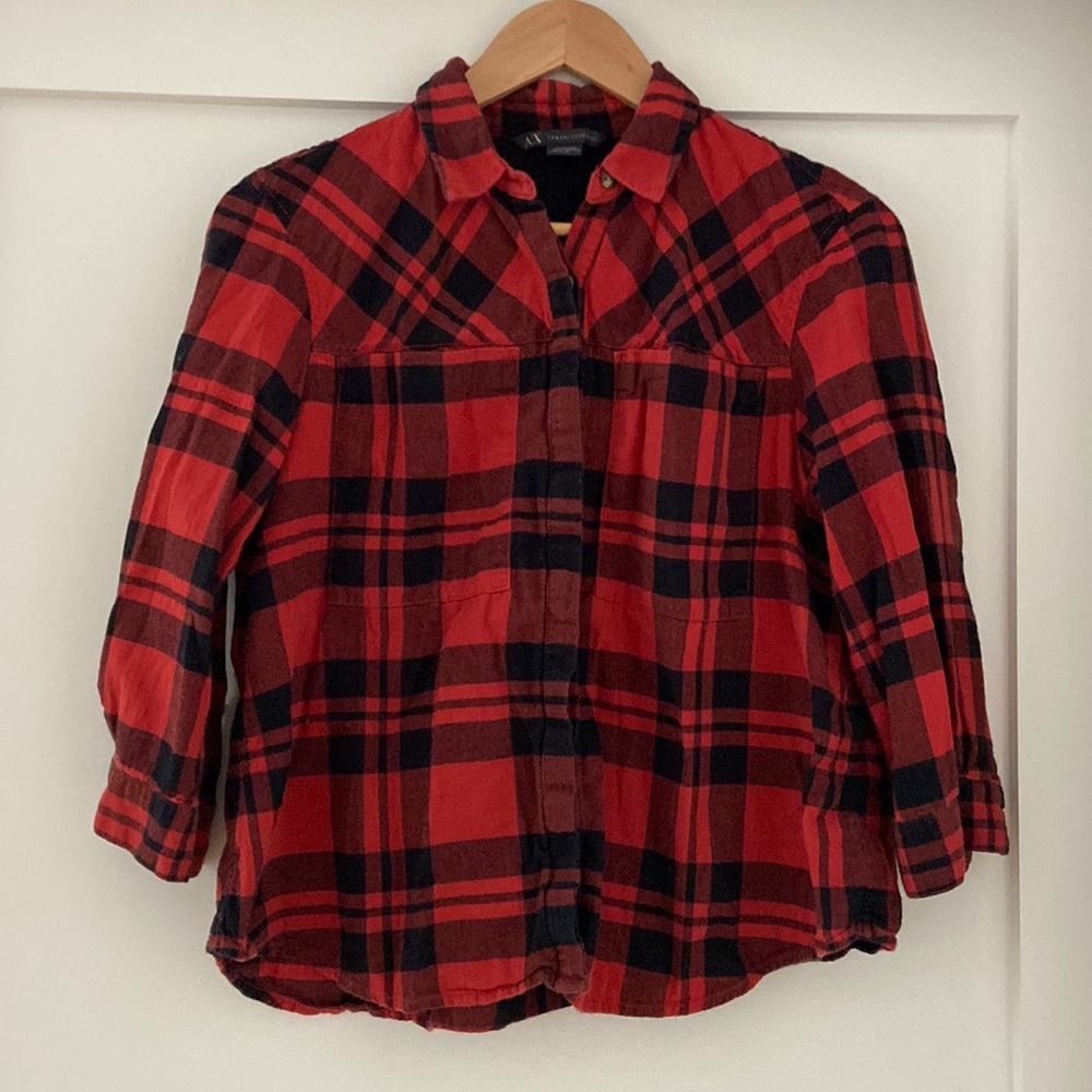 Armani Exchange flannel shirt